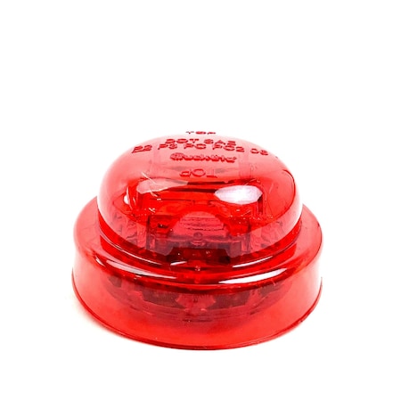 Truck-Lite High Profile, Led, Red Round, 8 Diode, Marker Clearance Light, Pc, Pl-10, 12V 10275R3